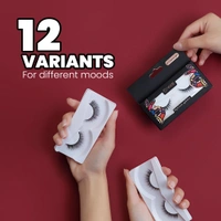 Mars Fabulash False Eyelashes 05 Oomph| Lightweight | Synthetic Lashes | Easy Fit |All Eye Shapes