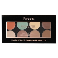 Mars Fantasy Face Concealer Palette 16g, 02-Medium to Dusky | Rich & Creamy Texture | Long-Lasting Wear | Multi-Shade Versatile Coverage