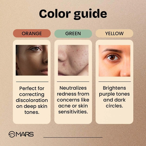 Mars Fantasy Face Concealer Palette 16g, 01-Medium | Rich & Creamy Texture | Long-Lasting Wear | All-In-One Versatile Coverage | Multi Shades