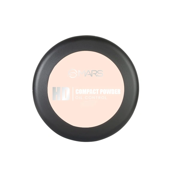 Mars HD Mattifying Compact Powder 01 Icing (8g) | Long-Lasting | Lightweight Formula | Oil Control |Flawless Matte Finish