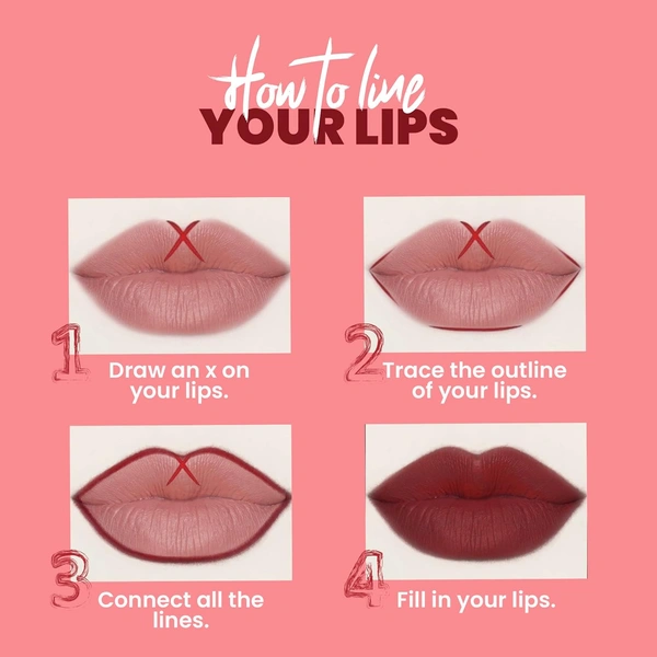 Mars MARS Matte Long-Lasting Lip Liner | Lip Pencil 11-SPICED CRANBERRY (1.4g)| Smooth One-Swipe Application