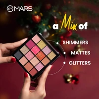 Mars Mesmereyes 16 Color Smoky Eyes Eyeshadow Palette 01 Multicolor, 80.8g| Highly Pigmented Matte & Shimmer Finishes