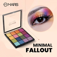 Mars Mesmereyes 16 Color Smoky Eyes Eyeshadow Palette 01 Multicolor, 80.8g| Highly Pigmented Matte & Shimmer Finishes