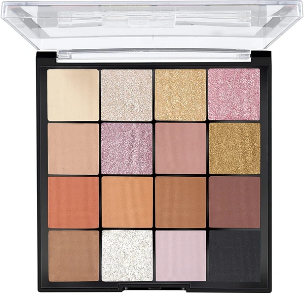 Mars Mesmereyes 16 Color Smoky Eyes Eyeshadow Palette 02 Multicolor, 80.8g| Highly Pigmented Matte & Shimmer Finishes