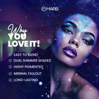 Mars Northern Lights Eyeshadow 02 Norwegian Nights (0.5g) | Dual-Tone Shimmer, High Pigmentation, Easy to Blend