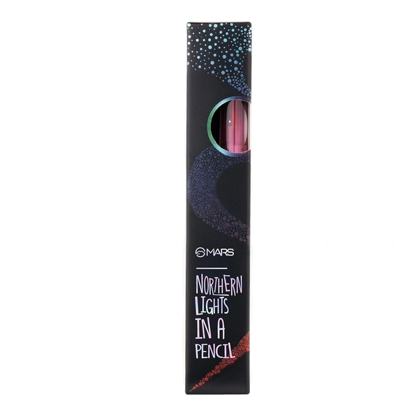 Mars MARS Northern Lights In A Pencil Retractable Eyeliner (01-SWEDISH AURORA) 0.35gm | Waterproof & Smudge-Resistant | Long-Lasting & Duo-Chrome Eye Pencil for Bold Looks