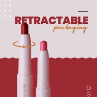 Mars Poppins Long-Lasting Lip Crayon 05 raspberry pink (1.3g) | Matte Finish | Smudge-Proof & Kiss-Proof Lipstick for Women
