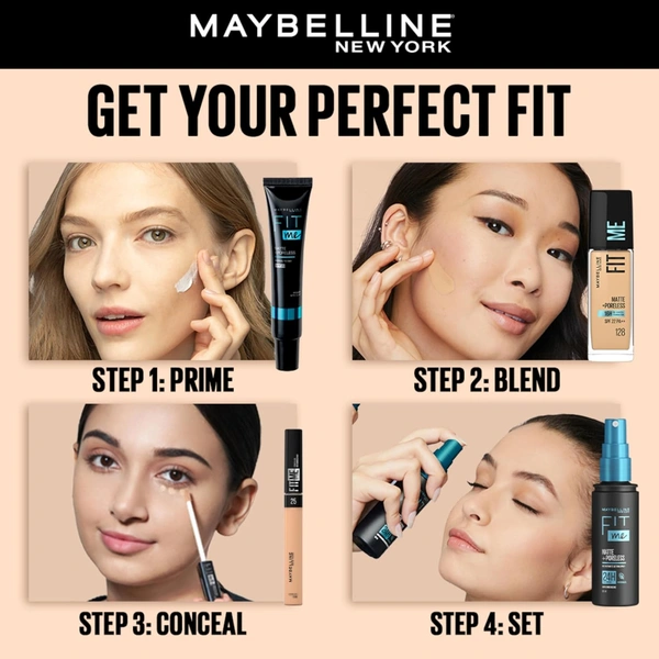 Maybelline New York Fit Me Matte + Poreless Liquid Foundation 30ml with SPF 22 Lightweight | Shade 230 Natural Buff & Long-Lasting | Oil-Control, Natural Matte Finish