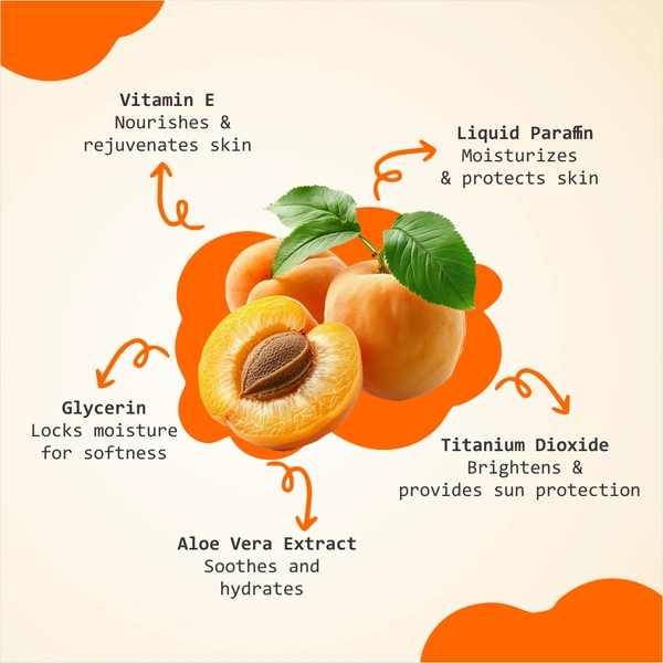 Meglow Apricot Scrub 70g with Natural Apricot Extract & Vitamin C | Removes Dead Skin Cells | Blackheads & Unclogs Pores for All Skin Types