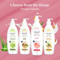 Meglow Pro-Care Moisturizer Body Lotion 500ml for Women & Men | Enriched with Peach Extract | Deep Hydration with 48 Hrs Moisture Lock for Dry Skin