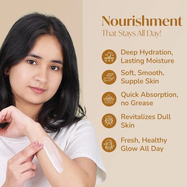 Meglow Pro-Care Moisturizing Body Lotion 500ml For Women & Men | Almond & Vitamin E Enriched | Deep Hydration for Nourished, Smooth Skin