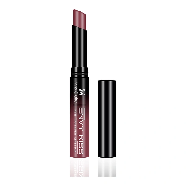 Miss Claire Envy Kiss Non Transfer Lipstick 06 Pink Crush 1.8g | Long Wear Matte Finish | Smudge Proof Transfer Resistant Lightweight Nude Pink Lip Color