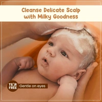 Mother Sparsh Milky Soft Baby sampoo 200ml | Coconut based Cleanser & Milk protein, vitamin e | Gentle, Tear-Free Formula for Soft & Healthy Baby Skin