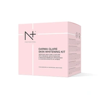 N Plus N+ Professional Derma Glare Skin Whitening Kit - 230ml + 160g | Improve Skin Tone & Texture | Reduce Wrinkles Appearance | Anti-Pigmentation | Skin Hydration and Whitening | For All Skin Types