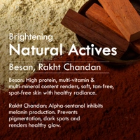 Nat Habit Ubtan Face Wash Fresh Daily Tikta 100g | Skin Brightening Cleanser With Activated Wild Turmeric | Chemical & Sulphate Free | Suitable For All Skin Types