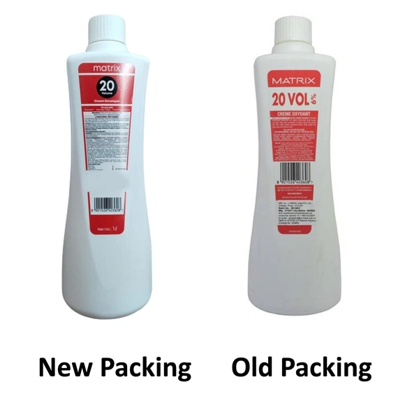 Matrix Oxydant Cream Developer 6% (20 Vol) 1000ml | Professional Hair Color Developer |Optimal Lift & Consistent Results | Ideal for Grey Coverage & Tone-on-Tone Coloring | (Note:By Including Additional Weight charge of Product is 99/-)