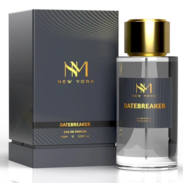 Nourish Mantra NM New York Datebreaker Eau de Parfum 100ml, Long Lasting Unisex Fragrance| Spicy Citrus Scent - Vegan, Cruelty-Free & Clean Perfume | Premium Daily Perfume