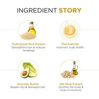 Oshea Herbals Rice Water Hair Conditioner 100 ml - Deep Nourishment & Hydration | Niacinamide & Avocado Butter for Soft, Shiny, Damage-Free Hair