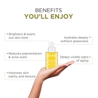 Oshea Herbals Skin Illuminating Face Serum 30ml for Unisex| Reduces Pigmentation, Wrinkles & Dullness | Hydrates & Evens Tone | Enriched with Vitamin C & Grapefruit Extract