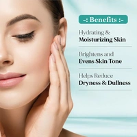 Oxygen Herbals Oxy Glow Herbals Hydra Boost Bleach Cream 50gm | Intense Hydration & Skin Brightening | Gentle Facial Hair Lightening | Smooth Radiant Glow | Salon Style Bleach at Home