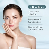 Oxygen Herbals Oxy Glow Oxygen Herbals Korean Glass Bleach Cream 50gm | Instant Skin Brightening & Facial Hair Lightening | Glass Skin Glow | Smooth Radiant Complexion | Salon Like Results at Home