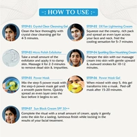 OxyGlow Herbals Pro Facial Kit 81g | Flawless Diamond 7 Step Facial Kit with Power Mask, Brightening & Glow Treatment | Suitable for All Skin Types