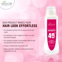 OxyGlow Herbals Professional Hair Developer 12% 1000ml | 40 Volume Cream Developer for Hair Coloring, Long-Lasting Color, Shine & Salon Results