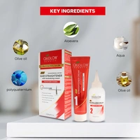 OxyGlow Oxyglow Professional Salon Hair Straightener with Neutralising Cream 200ml | Permanently Straightens Curly & Resistant Hair, Smooth, Shiny & Manageable Results