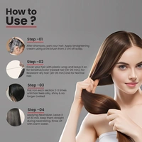 OxyGlow Oxyglow Professional Salon Hair Straightener with Neutralising Cream 200ml | Permanently Straightens Curly & Resistant Hair, Smooth, Shiny & Manageable Results