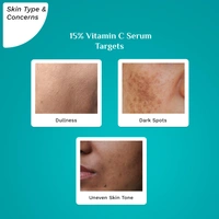 Pilgrim 15% Vitamin C Face Serum - 20ml | With Ferulic Acid & Kakadu Plum | For Advanced Brightness | Reduces Dark Spots & Evens Skin Tone | Glowing & Bright Skin | Fragrance Free | For All Skin Types