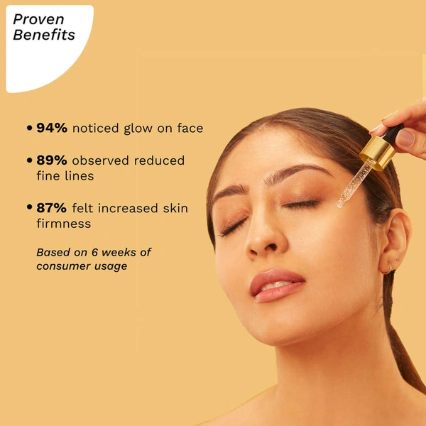 Pilgrim 24K Gold Serum, 20ml | Boosts Radiance, Reduces Fine Lines, and Enhances Skin's Glow for a Youthful, Luminous Look.