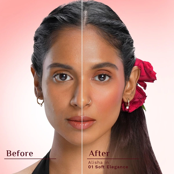 Pilgrim 3-in-1 Face Palette 12g Bold Charme - 03| Blush, Highlighter & Contour Makeup Kit | Highly Pigmented, Long-Lasting | Perfect for All Skin Tones |