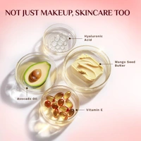 Pilgrim 3-in-1 Face Palette 12g Bold Charme - 03| Blush, Highlighter & Contour Makeup Kit | Highly Pigmented, Long-Lasting | Perfect for All Skin Tones |