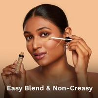 Pilgrim Dream Matte Liquid Concealer Almond � 25, 7.3ml | Full Coverage, Non-Cakey Formula for Brightening Under-Eyes and Spot Concealing.