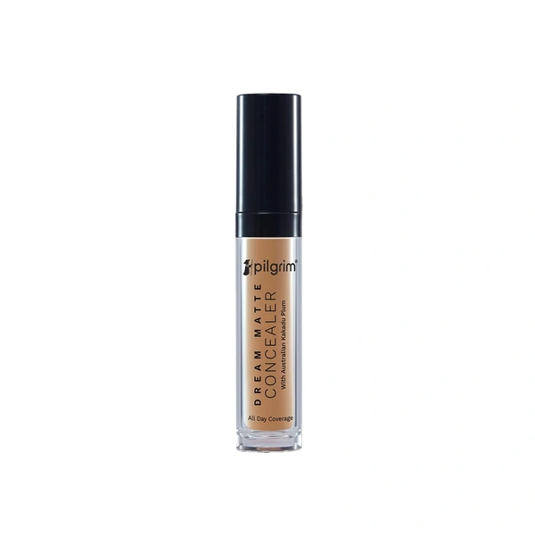 Pilgrim Dream Matte Liquid Concealer 7.3ml, Sand � 10 | Lightweight, Full Coverage, and Smooth Blend for a Flawless Matte Look.