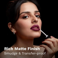 Pilgrim Liquid Matte Lipstick 05 Wine Spill| Bold & Long-Lasting | Transfer-Proof Formula | Stunning Matte Finish | Hydrating, Comfortable & Vegan