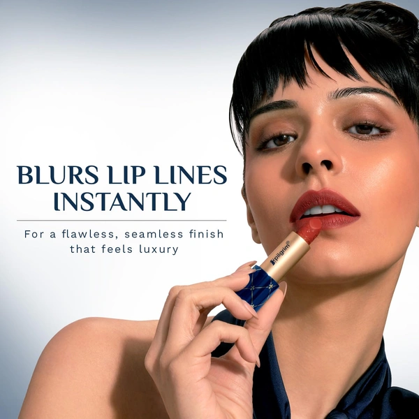 Pilgrim Oh So Creme Bullet Lipstick with Ros� Wine-22 Shade | Silky Matte Finish & Highly Pigmented | Long Lasting & Smooth Glide | Lightweight Formula with French Grape Seed Oil