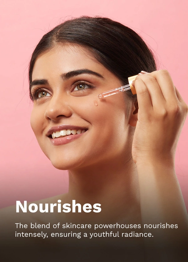 Pilgrim Red Vine Face Serum for Anti-Ageing, 30ml | Reduces Wrinkles, Improves Elasticity, and Revitalizes Skin for a Youthful Appearance.