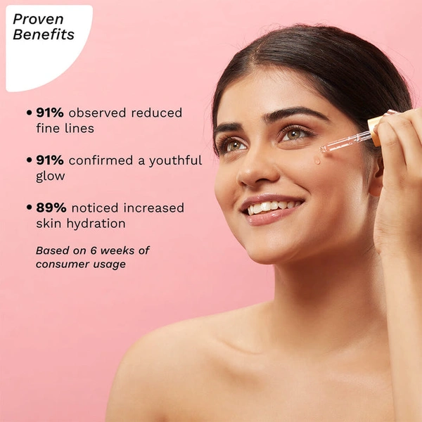 Pilgrim Red Vine Face Serum for Anti-Ageing, 30ml | Reduces Wrinkles, Improves Elasticity, and Revitalizes Skin for a Youthful Appearance.