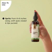 Pilgrim Spanish Squalane Face Toner & Mist - 100ml | With Kiwi Extract & Aloe | Brightens & Soothes Skin | Alcohol-free Toner for Open Pores Tightening | Hydrating & Refreshing | Oil Free Skin | For All Skin Types