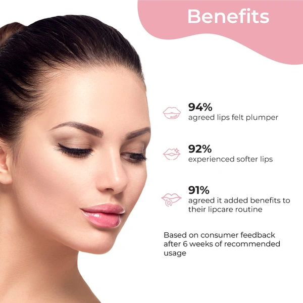 Pilgrim Squalane Bubblegum Lip Sleeping Mask - 8g | With Shea Butter & Pomegranate | Hydrates | Plumps & Lighten | for Soft & Smooth Lips | Nourishing Lips | Sulfate-Free