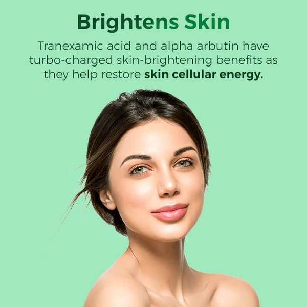 Pilgrim Squalane Glow Creme Serum, 30ml | Combines Tranexamic Acid, Alpha Arbutin, and Niacinamide to Hydrate, Brighten, and Reduce Pigmentation.