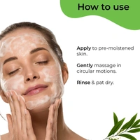 Pilgrim Tea Tree Purifying Gel Face Wash, 100ml | 3.4 fl. oz. | Deep Cleanses Pores | Fights Acne | Gentle