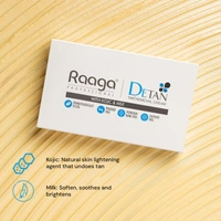 Raaga Professional De-Tan Pack | Effective Tan Removal Cream | Skin Brightening Treatment | Dermatologically Tested | Sulphate Free | 72g