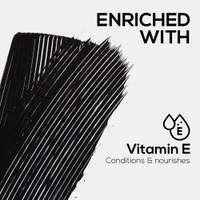 Renee Midnight Mascara 8ml | Volumizing & Lengthening Mascara | Intense Black Lash Definition | Bold, Long-Lasting Lashes | Smudge-Proof Mascara | Darkest Black | Clump-Free | Infused with Vitamin E | Suitable for All Eye Shapes |