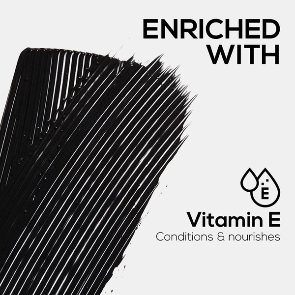 Renee Midnight Mascara 8ml | Volumizing & Lengthening Mascara | Intense Black Lash Definition | Bold, Long-Lasting Lashes | Smudge-Proof Mascara | Darkest Black | Clump-Free | Infused with Vitamin E | Suitable for All Eye Shapes |