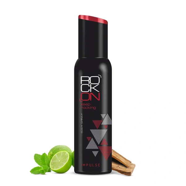 Rock On Impulse Deodorant Body Spray 150ml | Long-Lasting Fresh Fragrance | Unisex Deodorant for Men & Women | All-Day Odor Control & Confidence Boost