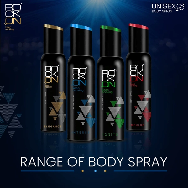 Rock On Intense Body Spray 150ml | Unisex Long-Lasting Fragrance Deodorant | Refreshing & Energizing Body Spray for Men & Women | Daily Odor Control