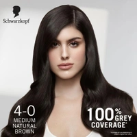 Schwarzkopf Colour Specialist Permanent Hair Colour 100ml| 4.0 Medium Natural Brown Colour with Omegaplex + Hyaluronic Acid | Anti-Breakage Tech | 100% Grey Coverage