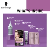 Schwarzkopf Colour Specialist Permanent Hair Colour 100ml| 4.0 Medium Natural Brown Colour with Omegaplex + Hyaluronic Acid | Anti-Breakage Tech | 100% Grey Coverage